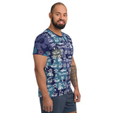 Parrgh GOLF_ All-Over Print Men's Athletic T-shirt