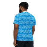 Parrgh Golf blue tropic- Recycled unisex sports jersey