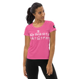 Parrgh Golf_coral_ Women's Athletic T-shirt