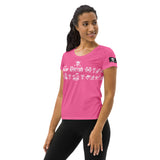 Parrgh Golf_coral_ Women's Athletic T-shirt