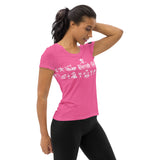 Parrgh Golf_coral_ Women's Athletic T-shirt