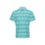 Parrgh Golf-tropical teal- Men’s Classic Fit Short-Sleeve Polo Shirt-Heavyweight 225g