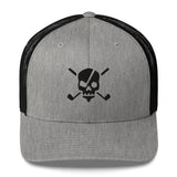 Parrgh Golf- black skull- Trucker Cap