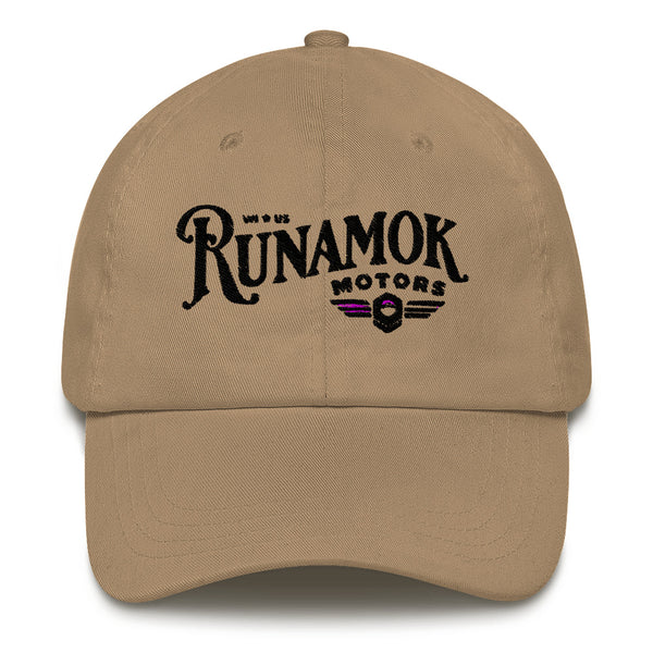 Runamok motors_retro type-Dad hat