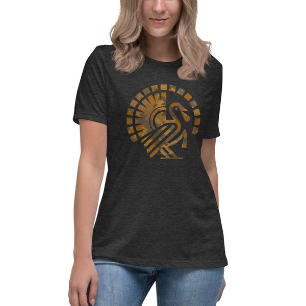 Turkey Season_Camo_Women's Relaxed T-Shirt