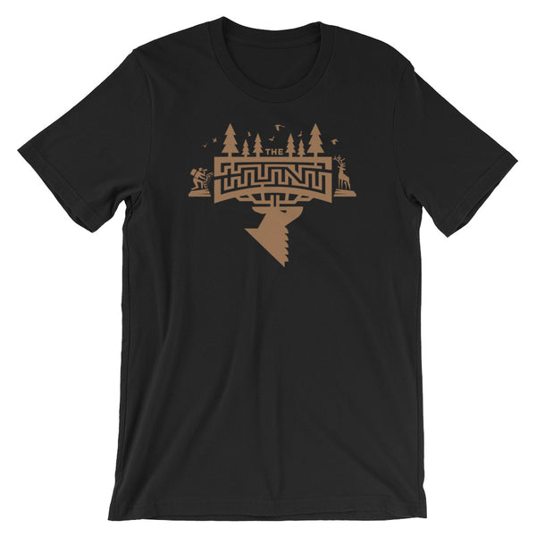 The HUNT maze_bow_Short-Sleeve Unisex T-Shirt