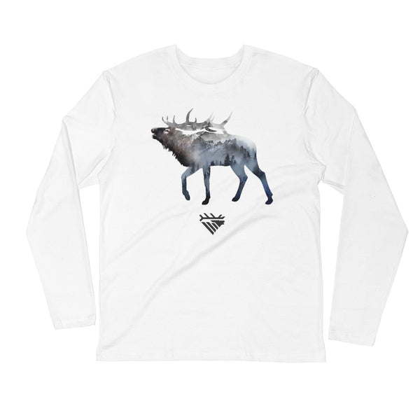 ELK- Primal Instinct-Long Sleeve Fitted Crew