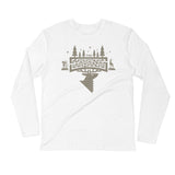 The HUNT  maze_rifle_MEN's Long Sleeve Fitted Crew