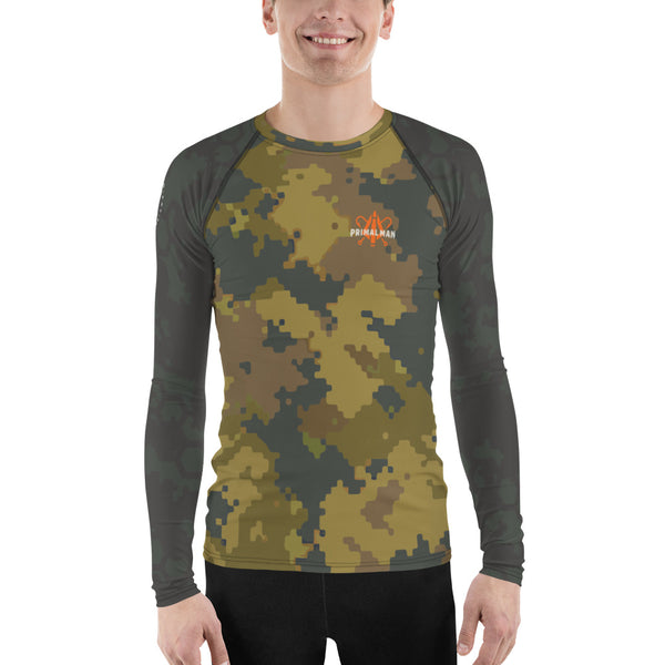 Primal Man_ Camo_Men's Rash Guard