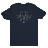 USA_Built by Hand_Defended with Heart_Short Sleeve T-shirt