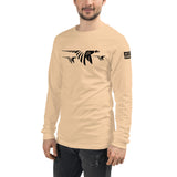 Pheasants in flight-Unisex Long Sleeve Tee