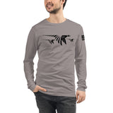 Pheasants in flight-Unisex Long Sleeve Tee