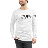 Pheasants in flight-Unisex Long Sleeve Tee